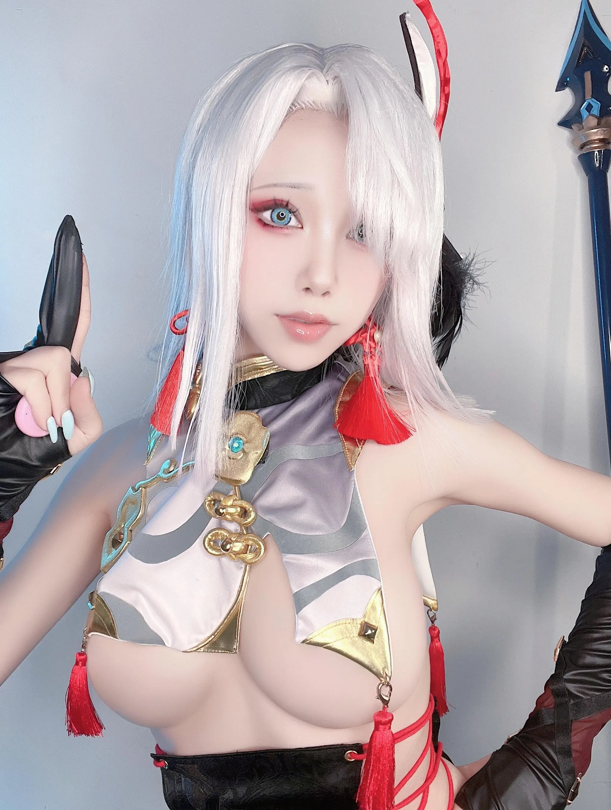 水淼Aqua – NO.110 原神 申鹤-自拍 [60P]插图6